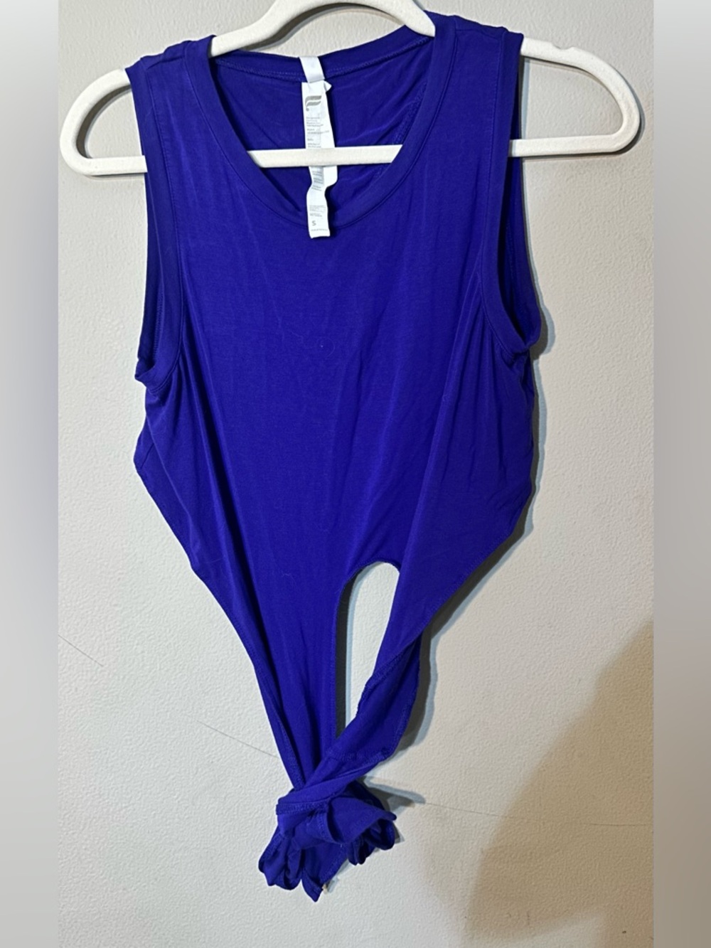 Women’s Sleeveless tie-back Tank Top - Blue